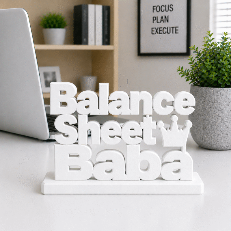Balance Sheet Baba 3D Printed Desk Decor - Image 7