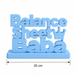 Balance Sheet Baba 3D Printed Desk Decor - Image 2