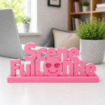 Jhakaas Vibes Only 3D Printed Desk Sign - Image 4