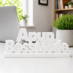 Apun Boss Mode 3D Printed Desk Sign - Image 9