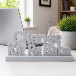 Change Kar Re Baba 3D Printed Desk Sign - Image 6