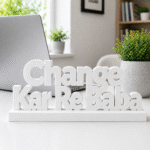 Change Kar Re Baba 3D Printed Desk Sign - Image 8