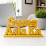 Swag Aala Ka 3D Printed Desk Sign