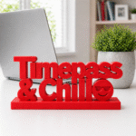 Timepass & Chill 3D Printed Desk Sign - Image 5