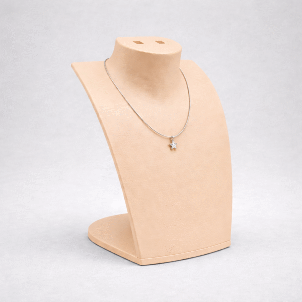 Loop Group Premium Jewelry Necklace Stand, Jewellery Display Mannequin, Necklace Pendant Chain Holder, Earring Display Stand, 3D Printed Jewelry Organizer for Shop Counter(Skin Color)Dressing Table(Skin Color)