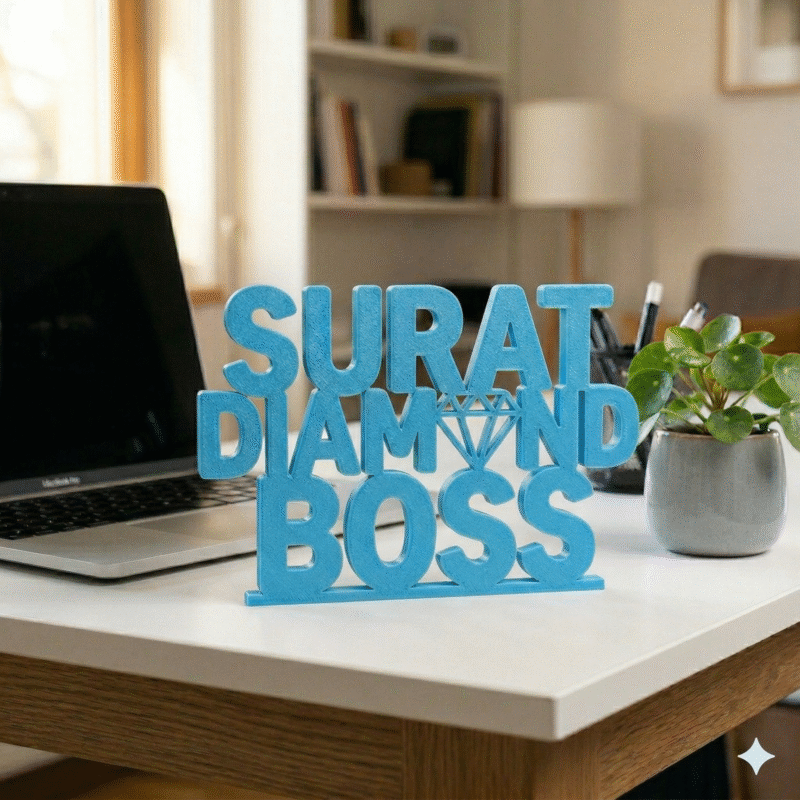 Surat Diamond Boss 3D Printed - Image 3