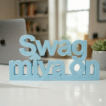 Swag Miya On 3D Printed Name Stand - Image 7