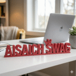 Aisaich Swag Personalized 3D Printed Desk Sign - Image 4