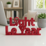 light le yaar 3d printed desk sign - Image 7