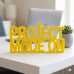 Project Mode On 3D Printed Desk Sign for Office Desk - Image 4