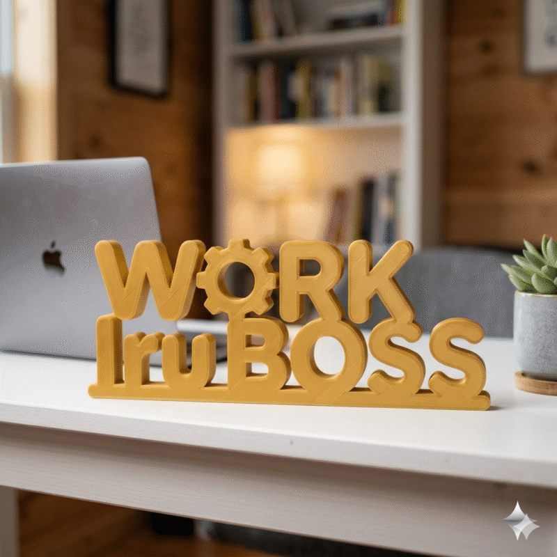 Work Iru Boss Desk 3D Printed - Image 9