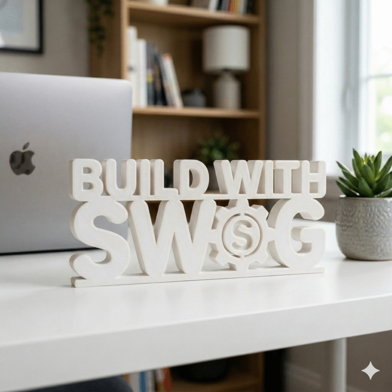 Build With Swag 3D Printed - Image 8