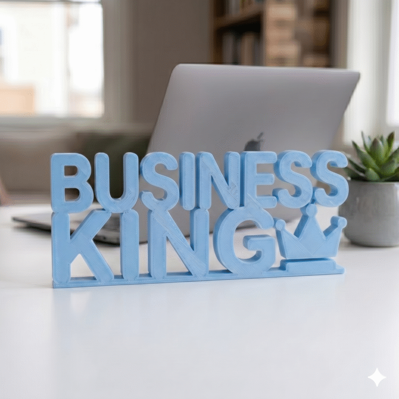 Risk Taker Pro Desk Sign 3D Printed Office Decor for Entrepreneurs - Image 7