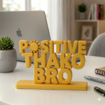Positive Thako Bro 3D Printed Desk Sign