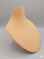 Necklace Display Bust Stand Matte Skin | 3D Printed Jewelry Organizer for Chains & Pendants | Elegant Display Holder for Shop, Home & Dressing Table - Image 5