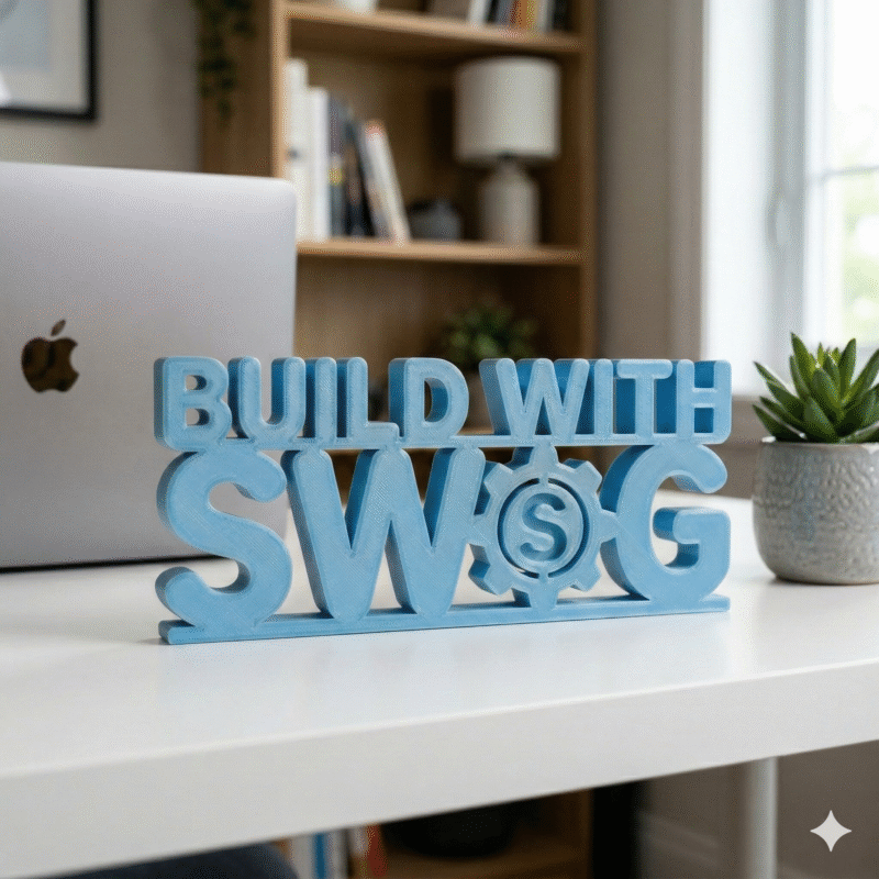 Build With Swag 3D Printed - Image 9