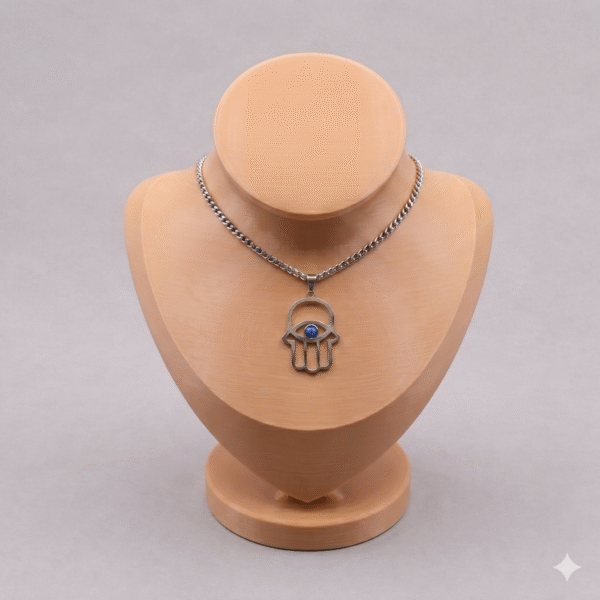 Premium Skin Tone Necklace Jewellery Stand | 3D Printed Display Bust Holder | Lightweight Durable Plastic Organizer | Space Saving Jewelry Display for Home, Shop & Exhibition Decor(Skin Color)