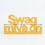 Swag Miya On 3D Printed Name Stand - Image 2