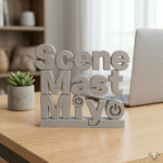 scene mast miya 3d printed desk sign - Image 9