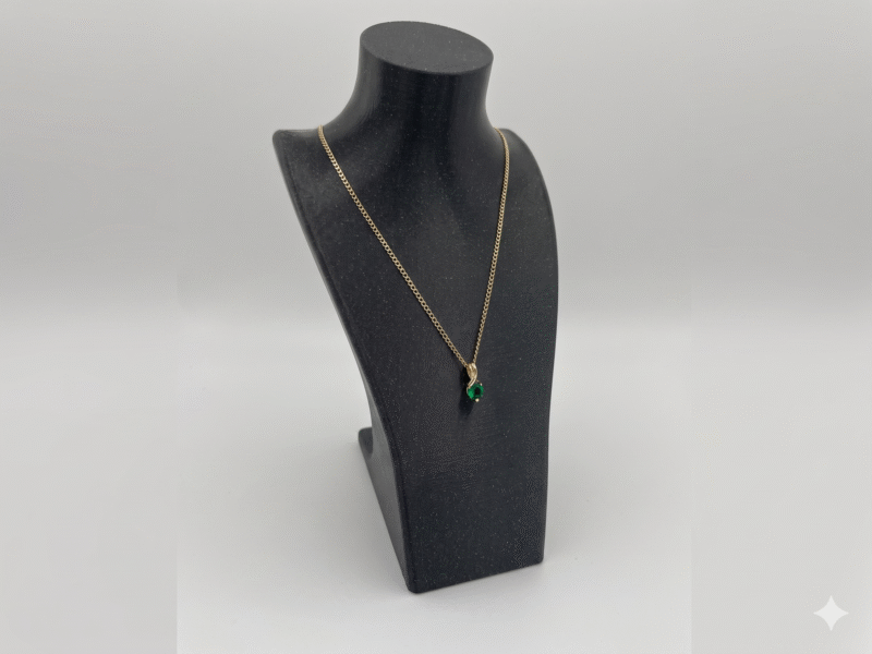 Jewellery Stand Acrylic Necklace Display (Black) | Jewelry Holder for Chains, Pendant, Earrings | Mannequin Bust Stand for Shop, Showroom, Photography & Home(Black Color) - Image 2