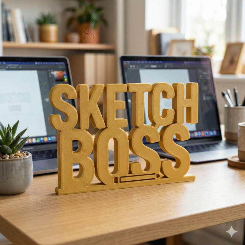 Sketch Boss 3D Printed - Image 5