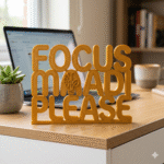 Focus Maadi Please Desk Sign