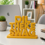 Dil Theke Swag 3D Printed Desk Sign - Image 9
