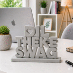Dil Theke Swag 3D Printed Desk Sign - Image 6