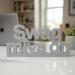 Swag Miya On 3D Printed Name Stand - Image 6