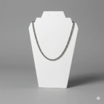 Premium White Necklace Jewellery Stand Angular Design | 3D Printed Display Bust Holder | Lightweight Durable Plastic Organizer | Space Saving Jewelry Display for Home, Shop & Exhibition(White Color)