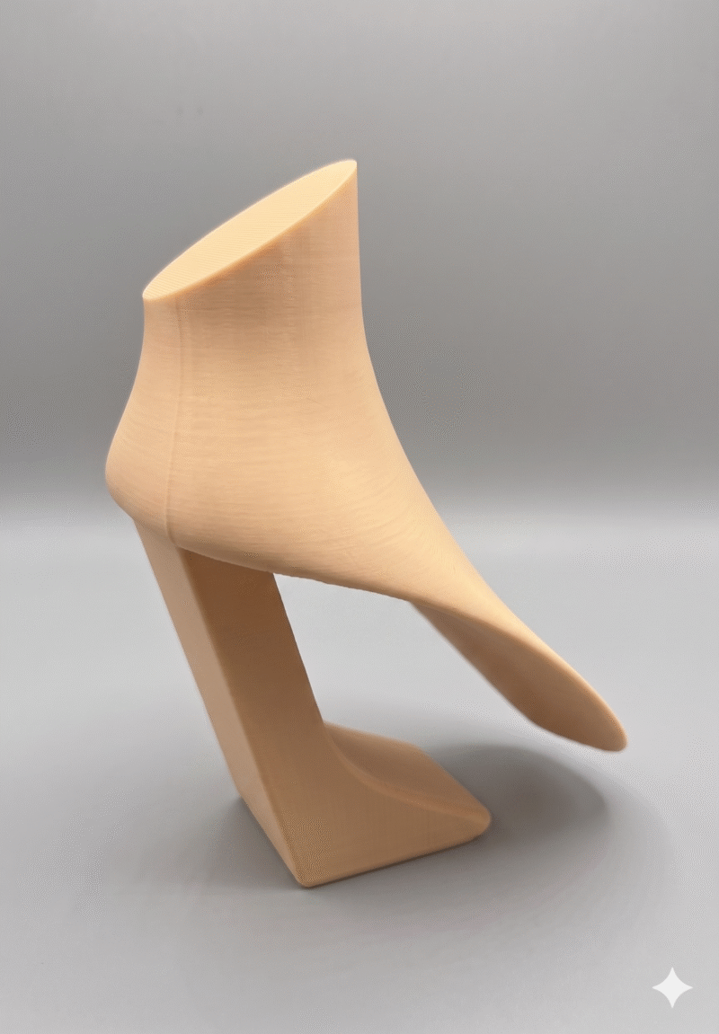 Necklace Display Bust Stand Matte Skin | 3D Printed Jewelry Organizer for Chains & Pendants | Elegant Display Holder for Shop, Home & Dressing Table - Image 3