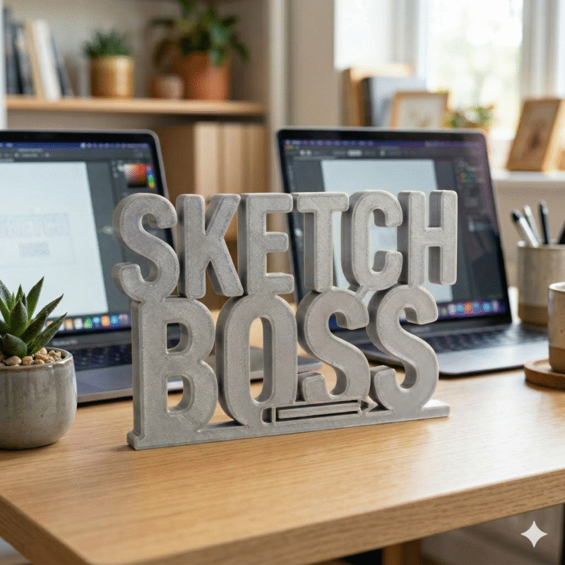 Sketch Boss 3D Printed - Image 7