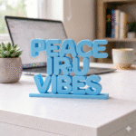 Peace Iru Vibes Desk Sign - Image 8