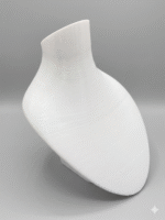 Necklace Display Bust Stand Matte White | 3D Printed Jewelry Organizer for Chains & Pendants | Elegant Display Holder for Shop, Home & Dressing Table - Image 3