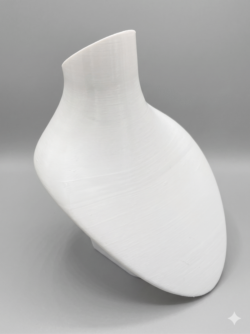 Necklace Display Bust Stand Matte White | 3D Printed Jewelry Organizer for Chains & Pendants | Elegant Display Holder for Shop, Home & Dressing Table - Image 3