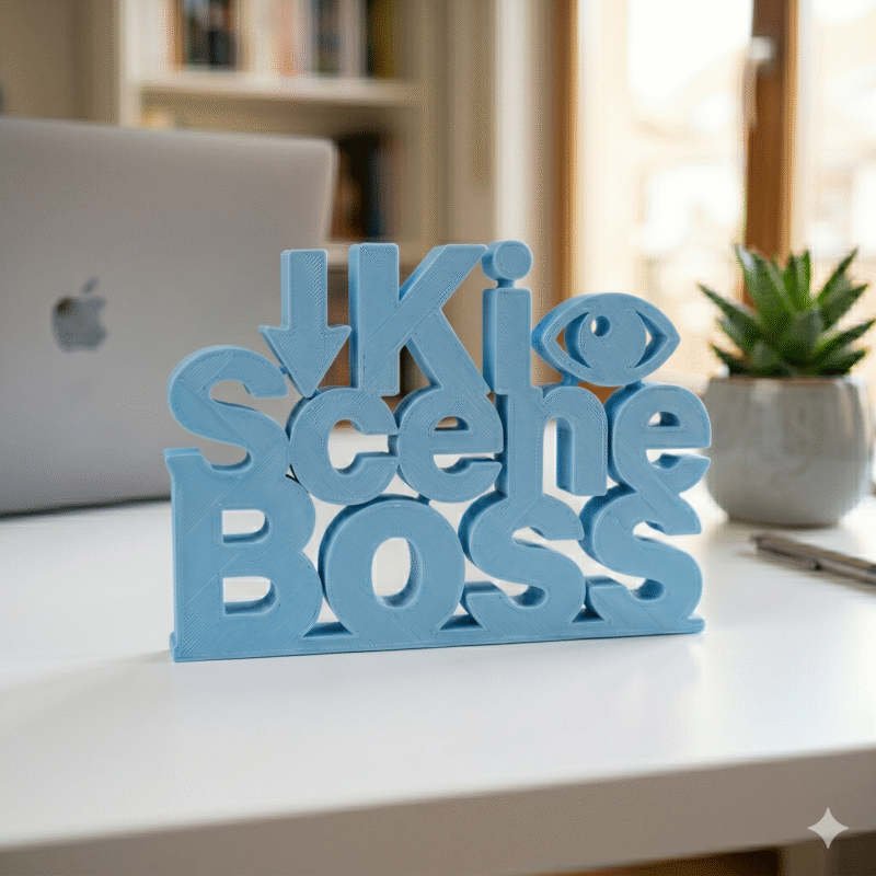 Ki Scene Boss Custom 3D Printed Desk Sign - Image 7