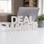 Deal Maker Desk Sign 3D Printed Office Decor for Sales & Business - Image 2