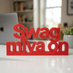 Swag Miya On 3D Printed Name Stand - Image 5