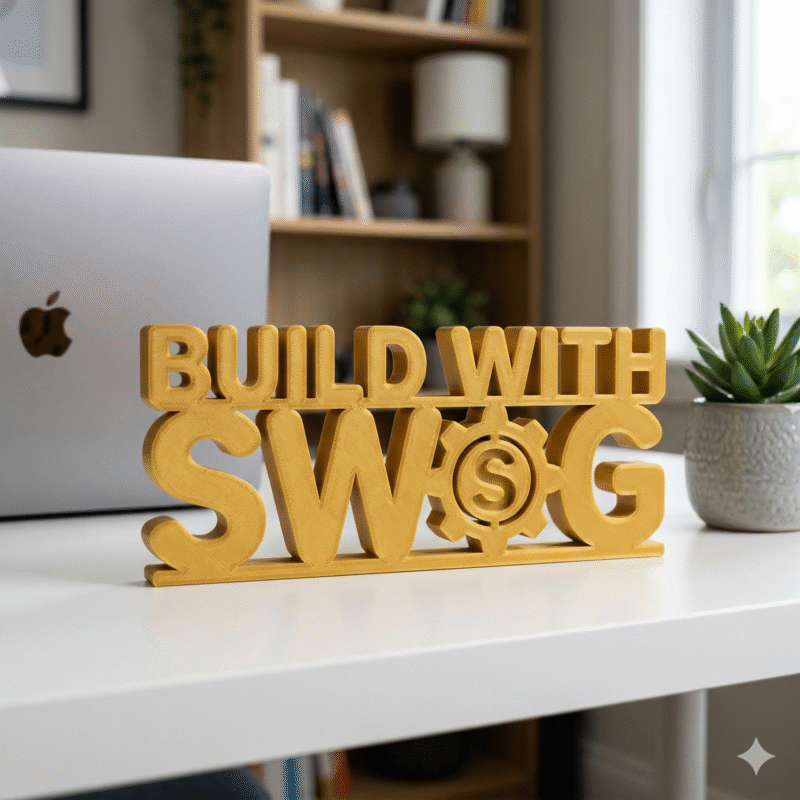 Build With Swag 3D Printed - Image 4