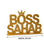 Boss Sahab 3D Printed Desk Sign for Office Desk & Boss Cabin Decor - Image 6