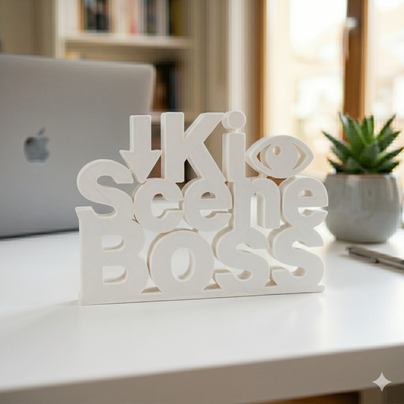 Ki Scene Boss Custom 3D Printed Desk Sign - Image 8