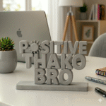 Positive Thako Bro 3D Printed Desk Sign - Image 6