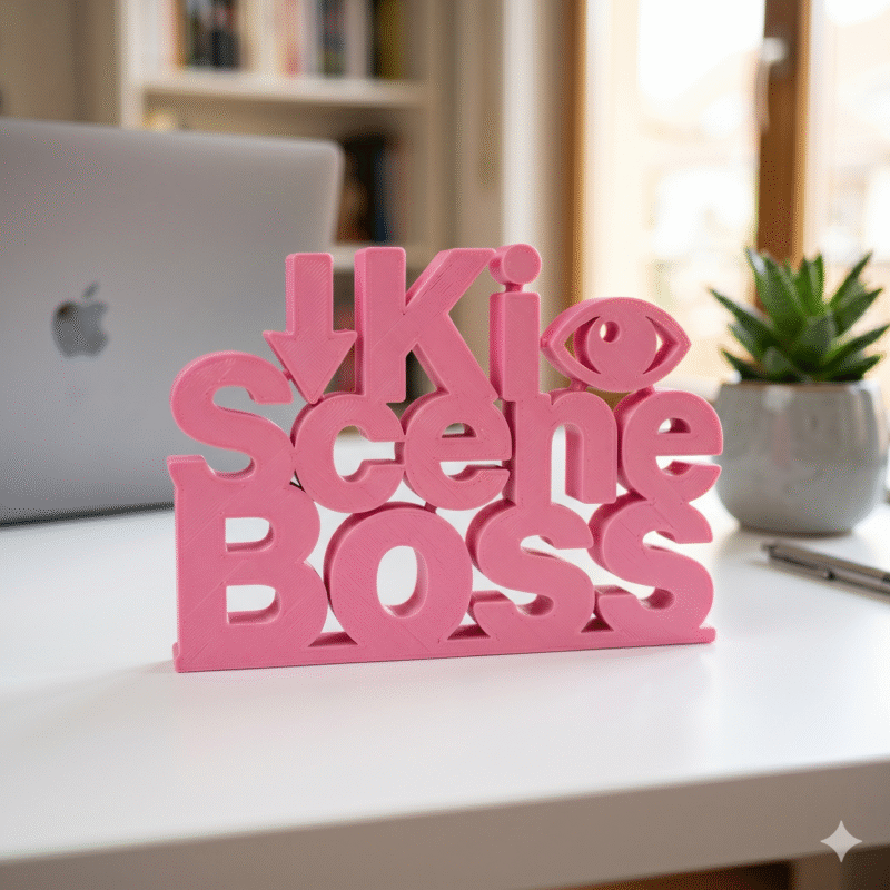 Ki Scene Boss Custom 3D Printed Desk Sign - Image 4