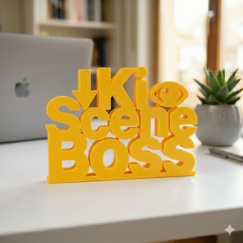 Ki Scene Boss Custom 3D Printed Desk Sign - Image 9