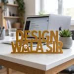Design Wala Sir 3D Printed Desk Sign for Designers, Creative Office Gift, Architect Engineer Desk Decor - Image 2
