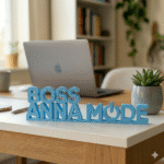 Personalized Boss Anna Mode 3D Printed Desk Sign - Image 6