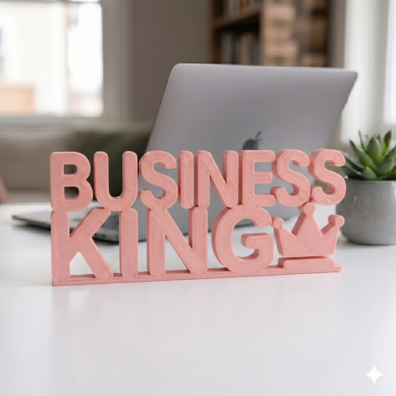 Risk Taker Pro Desk Sign 3D Printed Office Decor for Entrepreneurs - Image 2