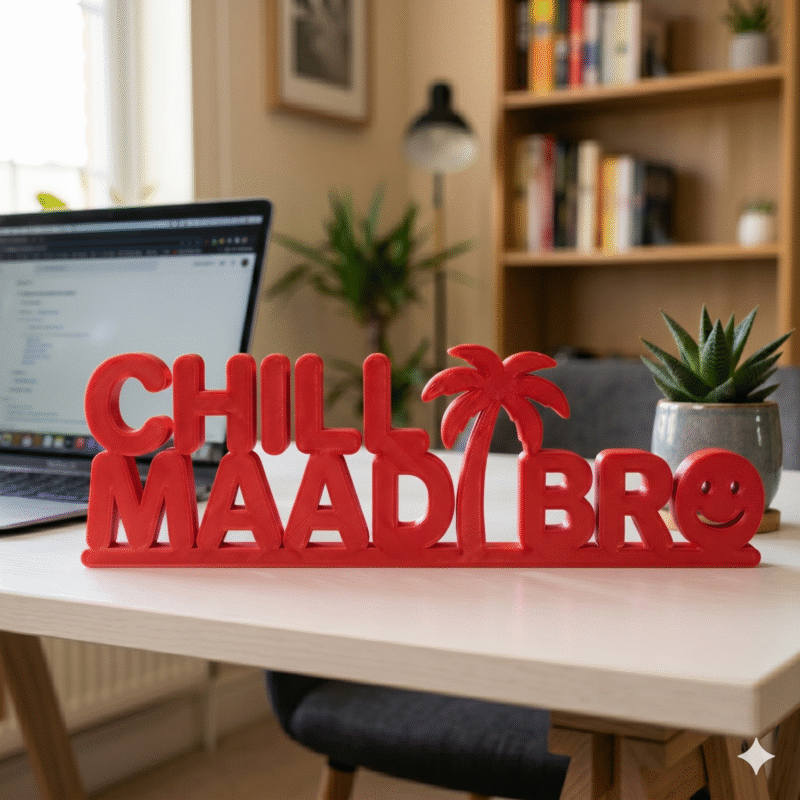 Chill Maadi Bro Desk Decor 3D Printed - Image 4