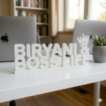 Biryani & Boss Life 3D Printed Desk Sign - Image 7
