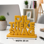 Dil Theke Swag 3D Printed Desk Sign - Image 2